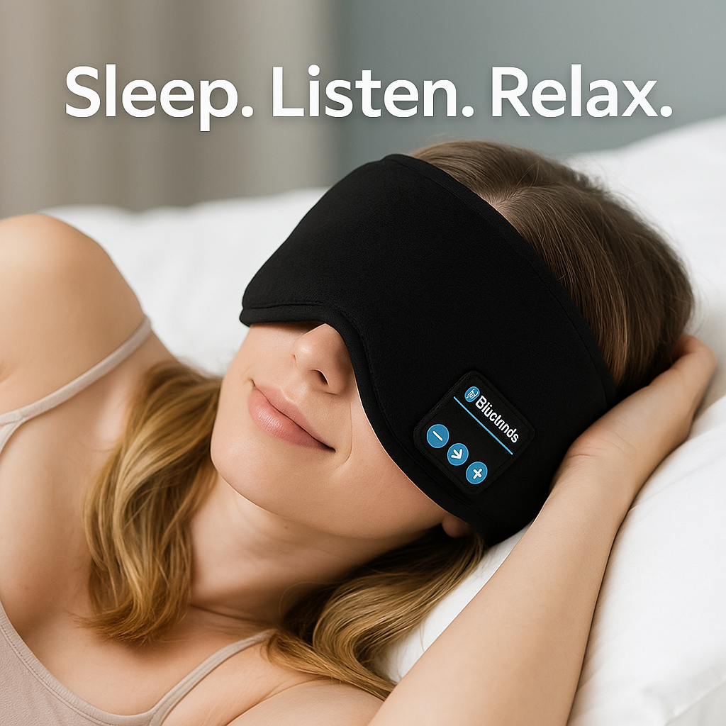 Therahead™ Bluetooth Sleep Mask – Wireless Music, Deep Sleep & Total Comfort
